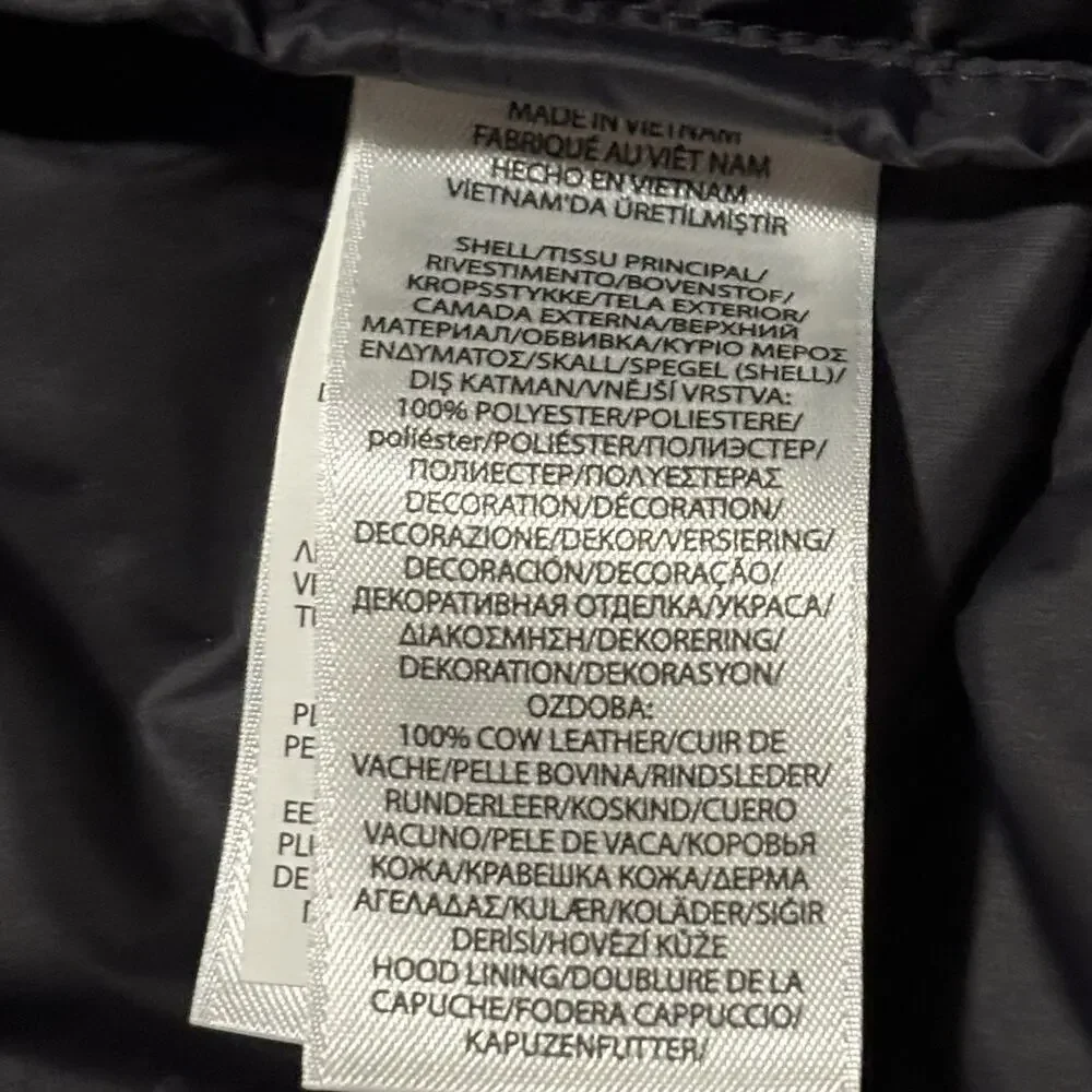Polo Ralph Lauren Camo Down Fill Puffer Hood Detaches Orange Pony Large NEW - Picture 9 of 10